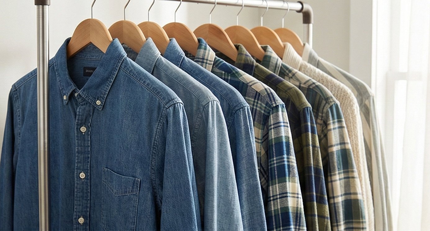 Denim and Flower Shirts