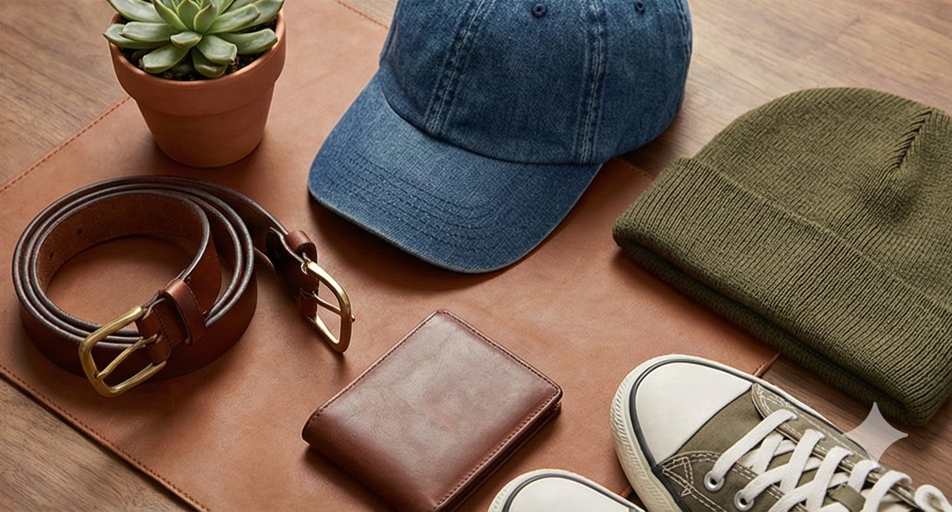 Denim and Flower Accessories