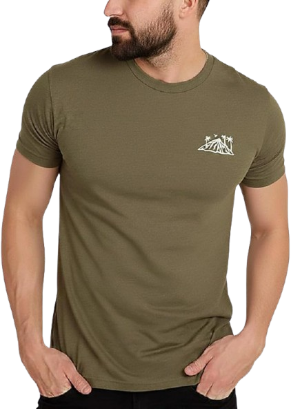 Men's Cotton Linen Vintage Pattern Printed Old Style Shirt